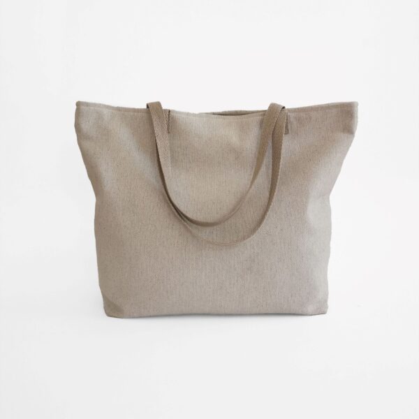 Mira off white beach tote bag sustainable linen cotton